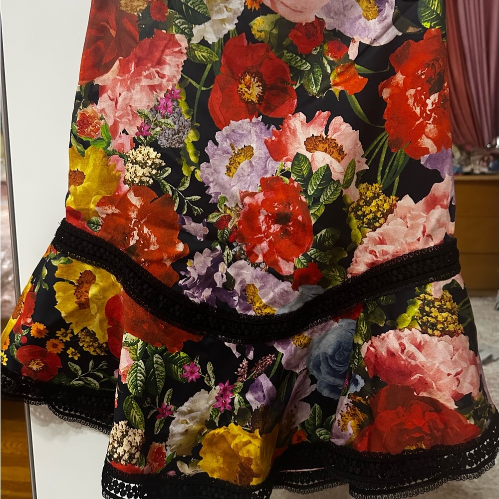 Alice + Olivia Floral Mini Skirt - Multicolor